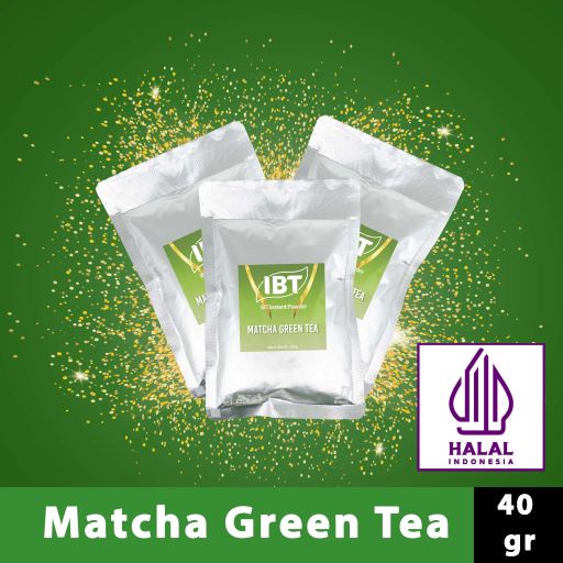

Bahan Minuman Bubuk Rasa Matcha Green Tea Instant IBT Drink Powder Sachet