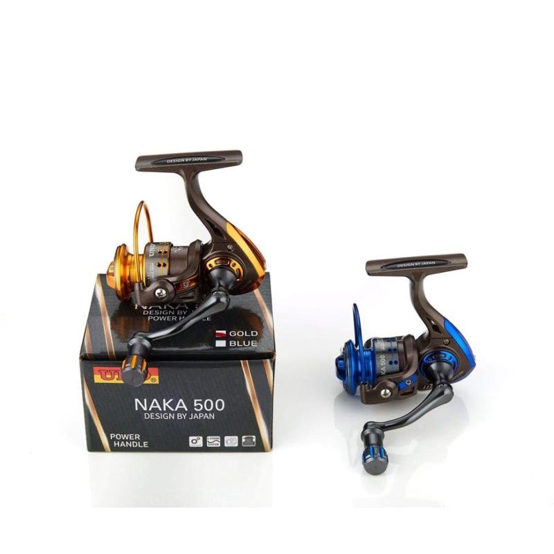 Reel Pancing Udang UNO NAKA 500 Power Handle Mini