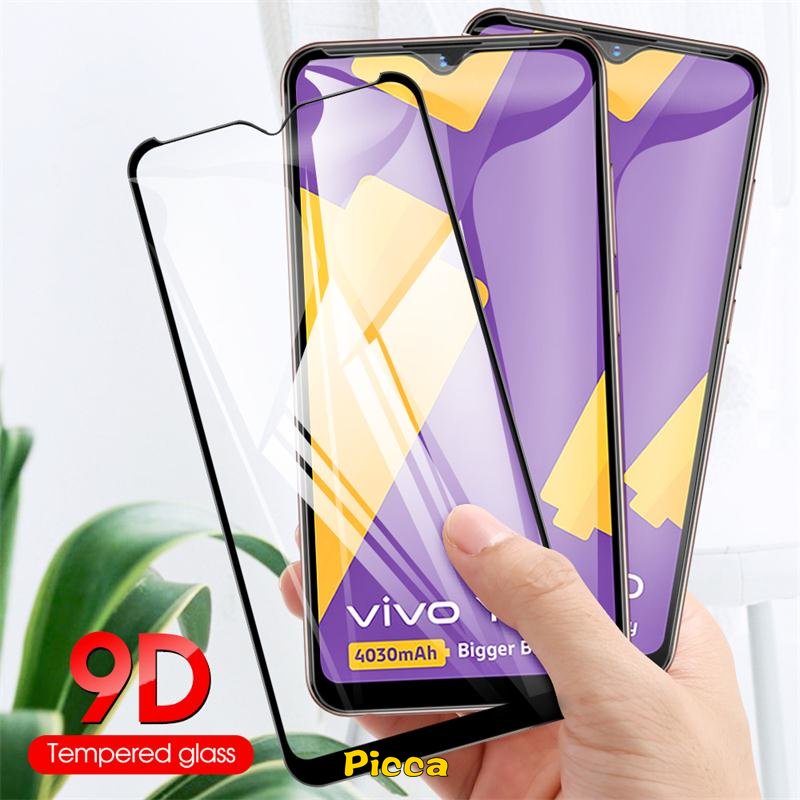 Pelindung Layar Tempered Glass 9D Untuk VIVO Y35 Y16 Y20 Y21 Y22 S1 V21E V25 Y52 Y75 V21E V23E V23 Y30 Y01 Y12 Y1E Y15 Y3 Y15 Y2S Y7S Y21S Y3G Y53