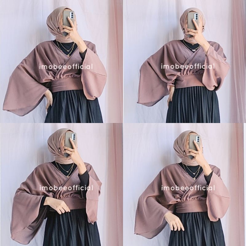 ACHA OUTER CERUTY // OUTER BOW PITA BELAKANG WRAP KIMONO