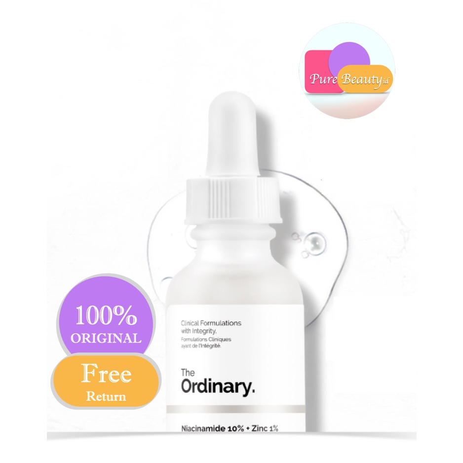 THE ORDINARY Niacinamide 10% + Zinc 1% 30ml 2pcs Clear Brighten Smooth ❤ 100% Original ❤