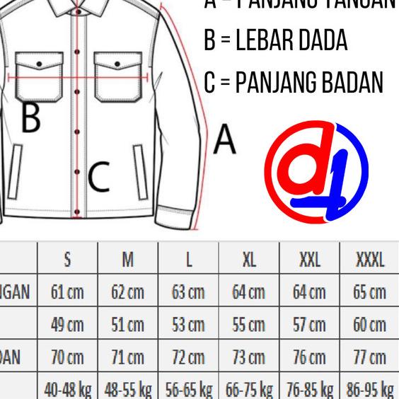 Jaket Semi Parka Pria S - XXXL Jumbo Baby Canvas - Cokelat, XXXL