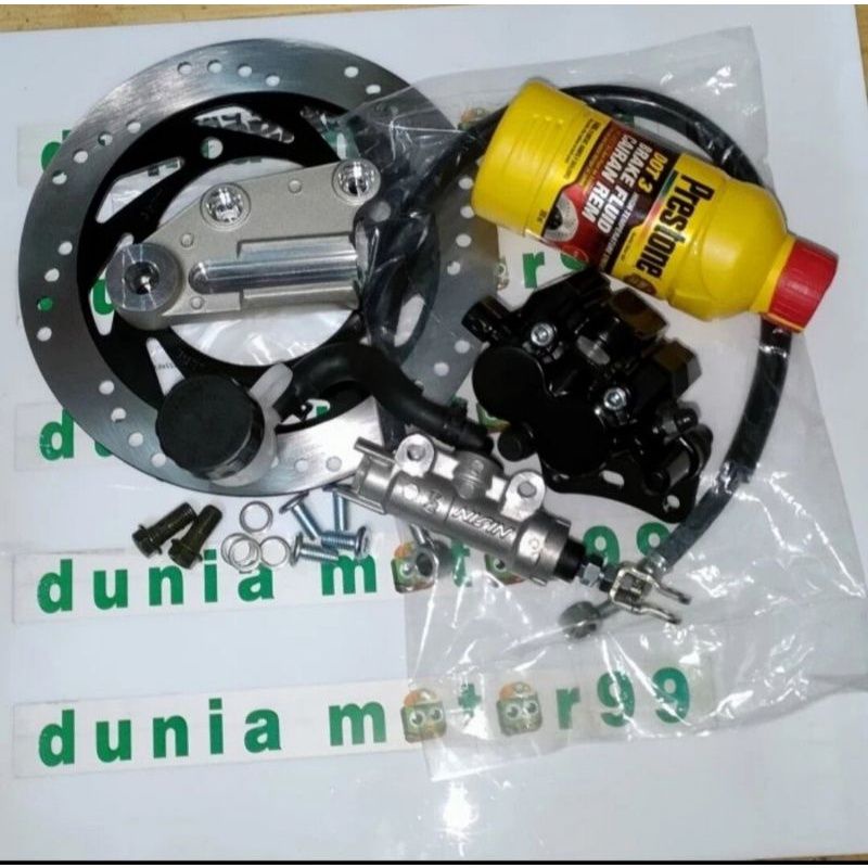 PAKET CAKRAM BELAKANG KOMPLIT NINJA RR NINJA R KALIPER BELAKANG ORIGINAL
