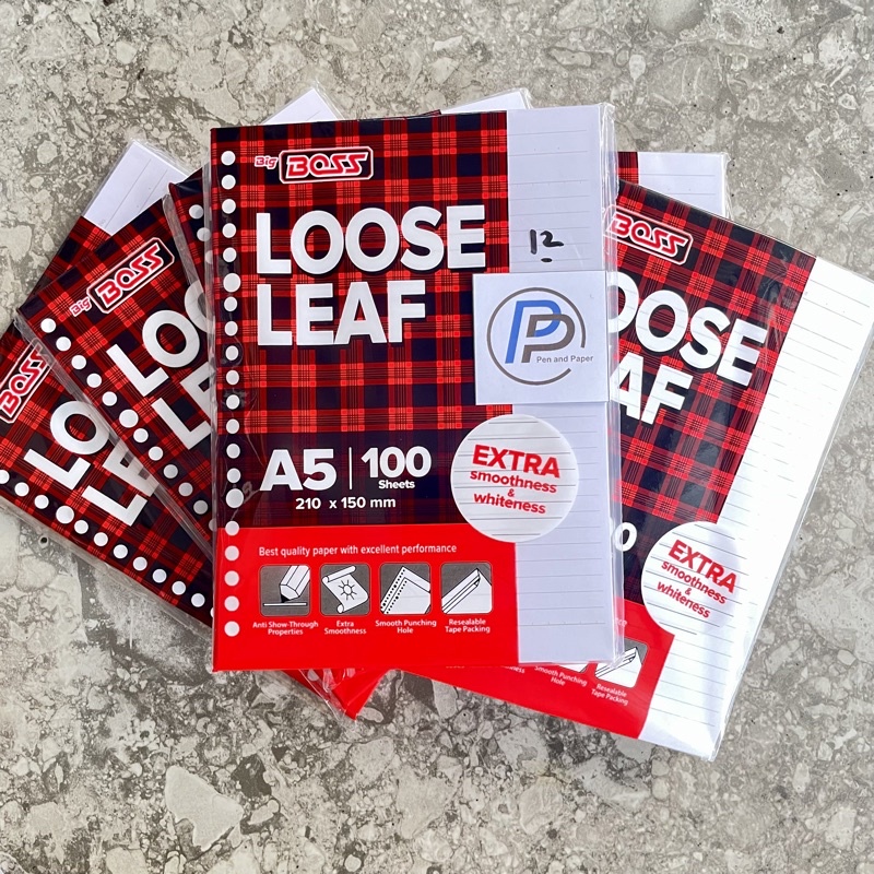 

Isi Kertas Binder A5 100Pcs