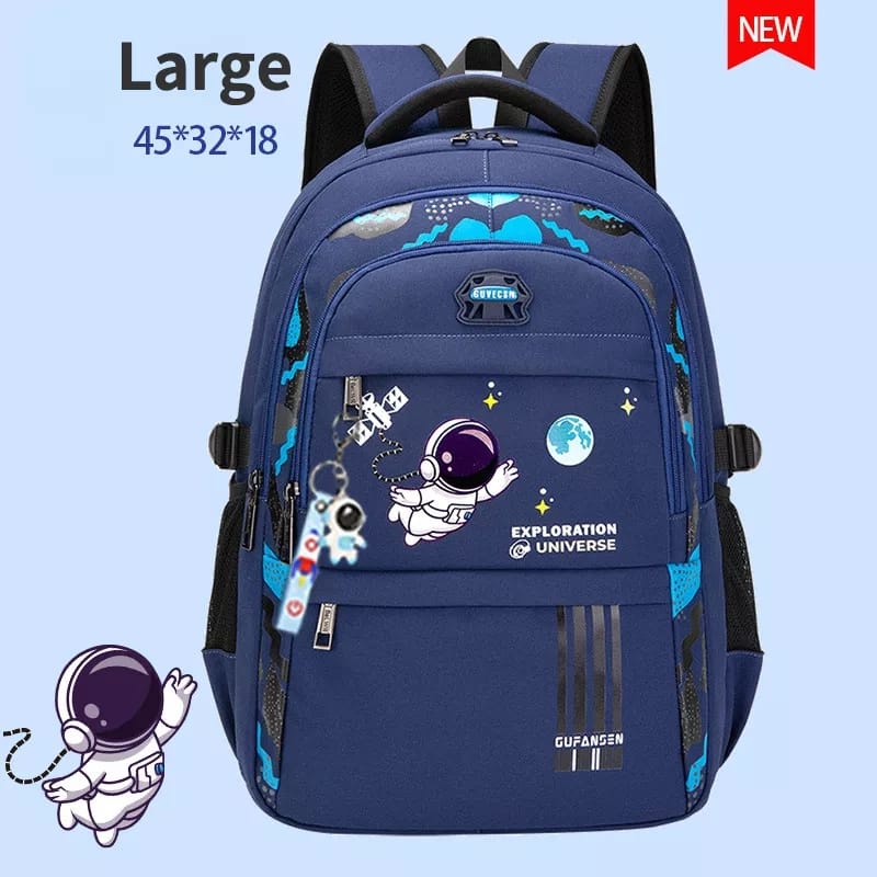 TAS SEKOLAH ANAK-ANAK TERBARU RANSEL ANAK TK,SD&amp;SMP ANAK LAKI-LAKI/TAS SEKOLAH ASTRONAUT UNIVERSE