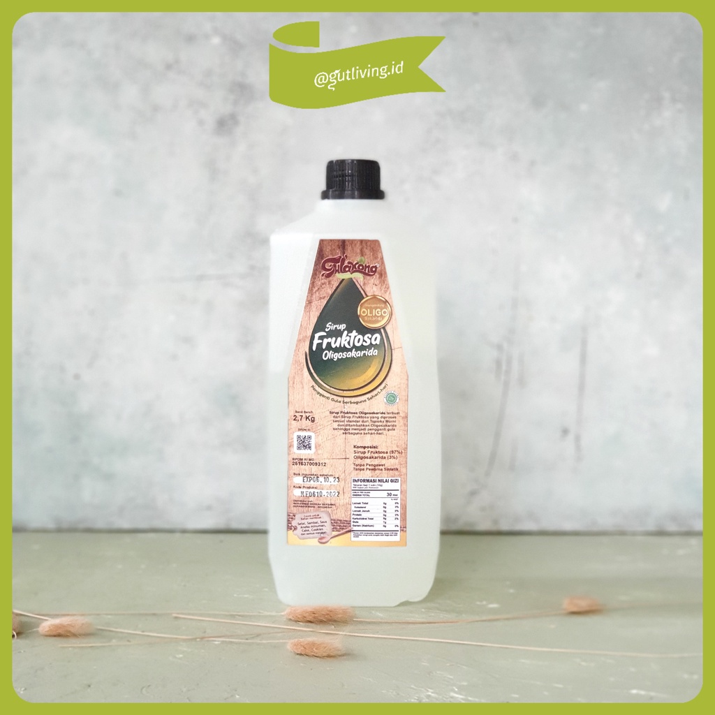 

Gulakong Sirup Fruktosa Oligosakarida Pengganti Gula - 2,7kg