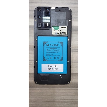 Battery Batere Batre Baterai Double Power Mcom Android P40 Pro Versi 2