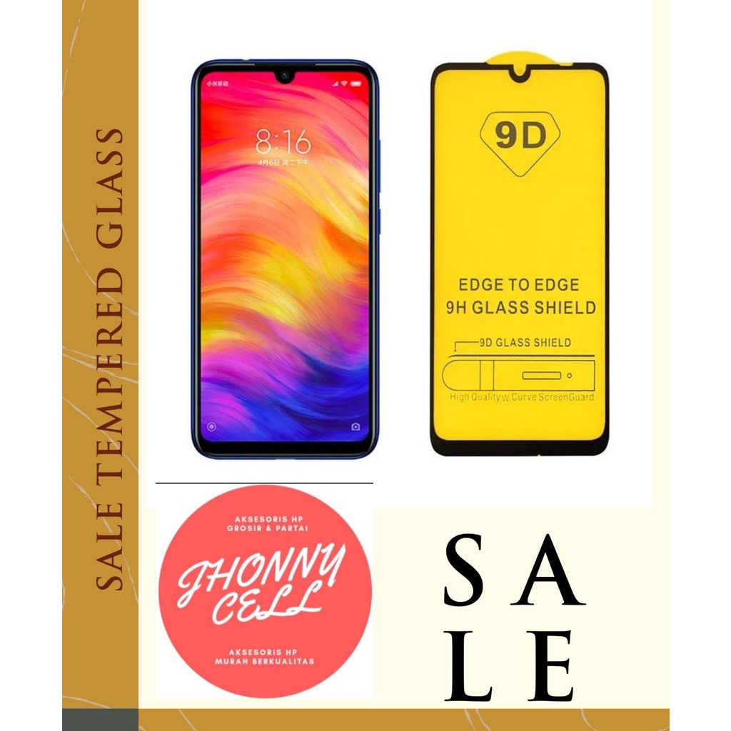 (JC) TEMPERED GLASS FULL MIMAX MIMAX2 Mimax3 Mi8lite RedmiGo Redmi 6X Redmi5x MiA1