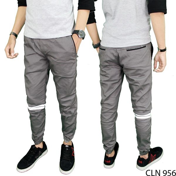 Celana Jogger Keren Chino Krem Coklat – CLN 1095