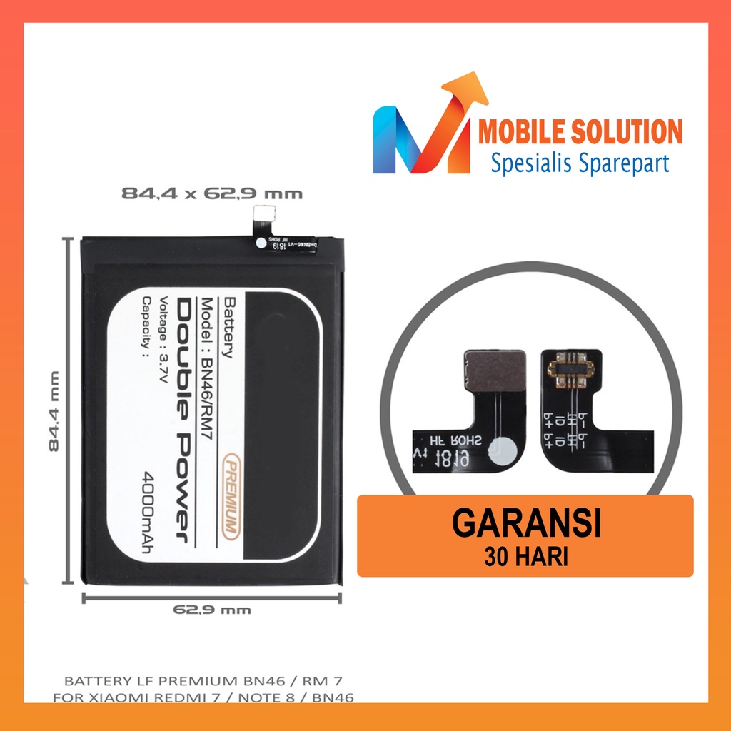 Grosir Baterai Xiaomi Redmi Note 8 Premium  Garansi 1 Bulan + Packing