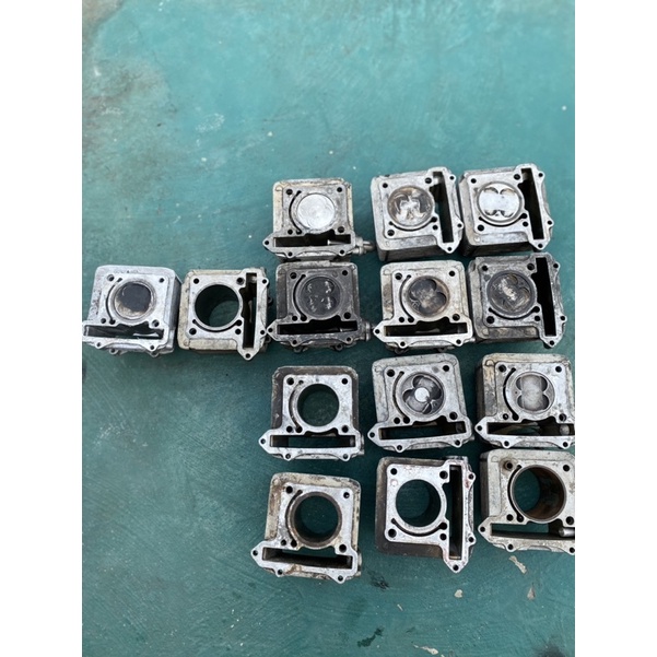 Blok piston Block Seher Set Satria fu 150 cylinder Ori Suzuki Copotan