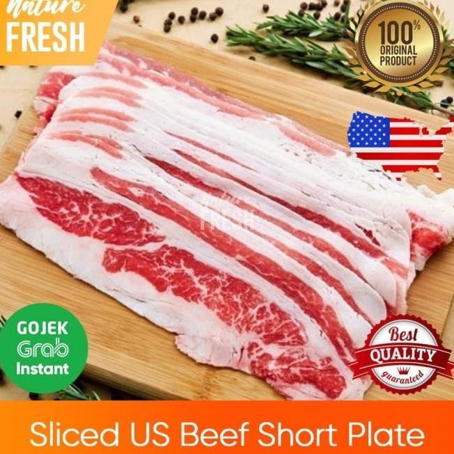 

DAGING SAPI LAPIS SLICE HALAL US BEEF SLICED SHORT PLATE YOSHINOYA NON RTR6464RT