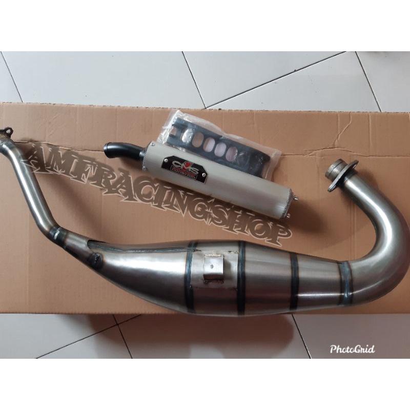 Knalpot CMS1 ninja r rr ss galvanis argon type cobra