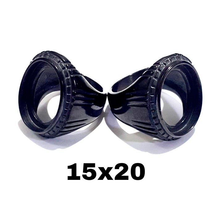 Cincin Emban Titanium Hitam Top - 7
