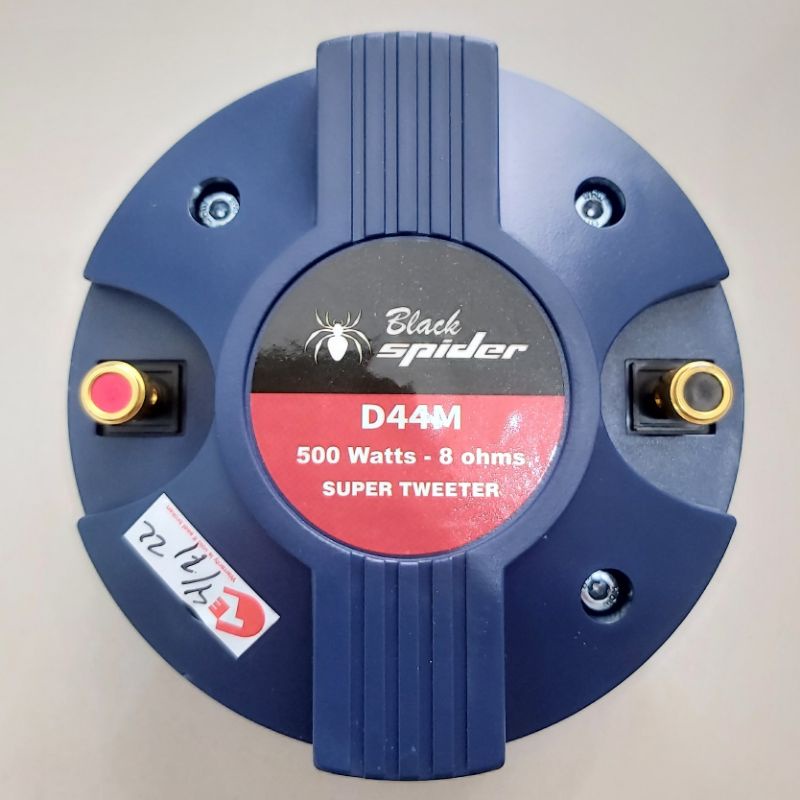BLACKSPIDER Driver Tweeter D44M 500 Watt Super Twiter Black Spider 44MM