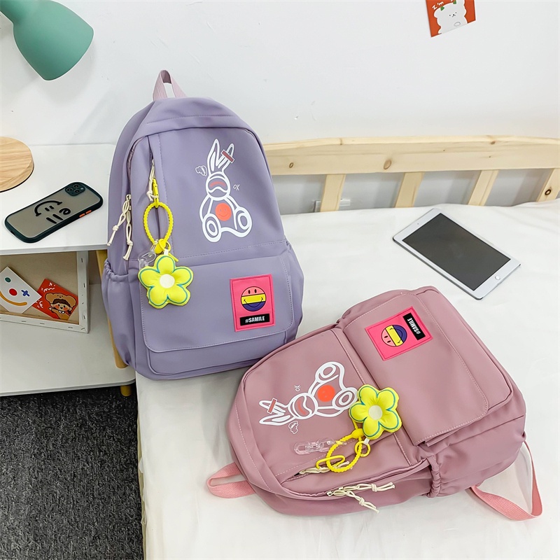 [MONA] Free Gantungan Tas -Tas Ransel Travelling dan Sekolah Model Cakep dan Lucu Kualitas Import Premium -M0211