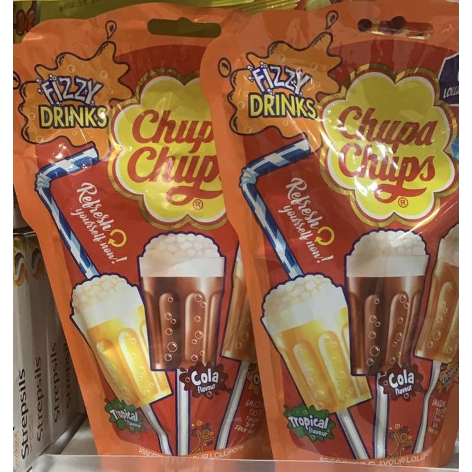 

Discount Chupa Chups Fizzy Drink/Permen/Lolipop /PERMEN LUNAK/PERMEN VIRAL/PERMEN MILO/PERMEN YUPI/PERMEN JADUL/PERMEN KARET