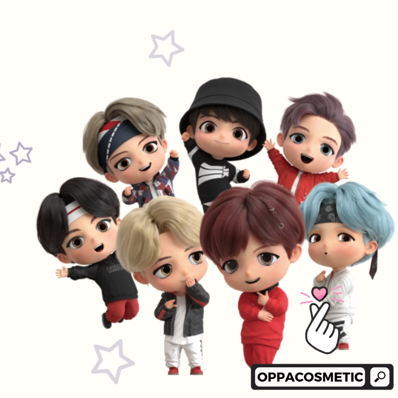 Tinytan Spot Pacth (RM, Jin, Suga, J-Hope, Jimin, V, Jung Kook)