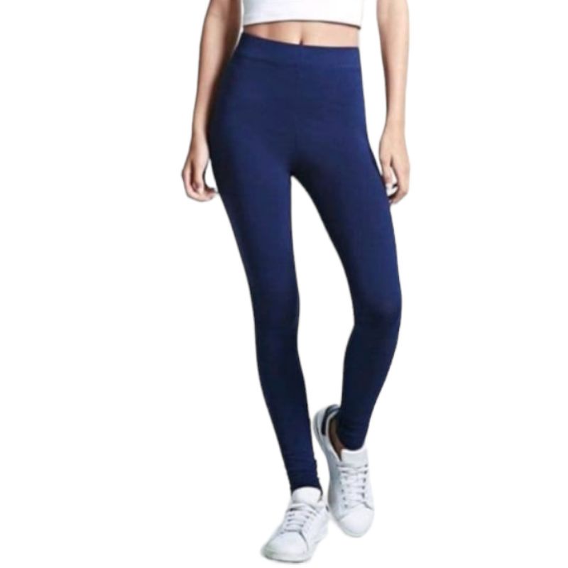 celana panjang legging polos wanita/bahan spandek rayon/tidak panas/bisa COD