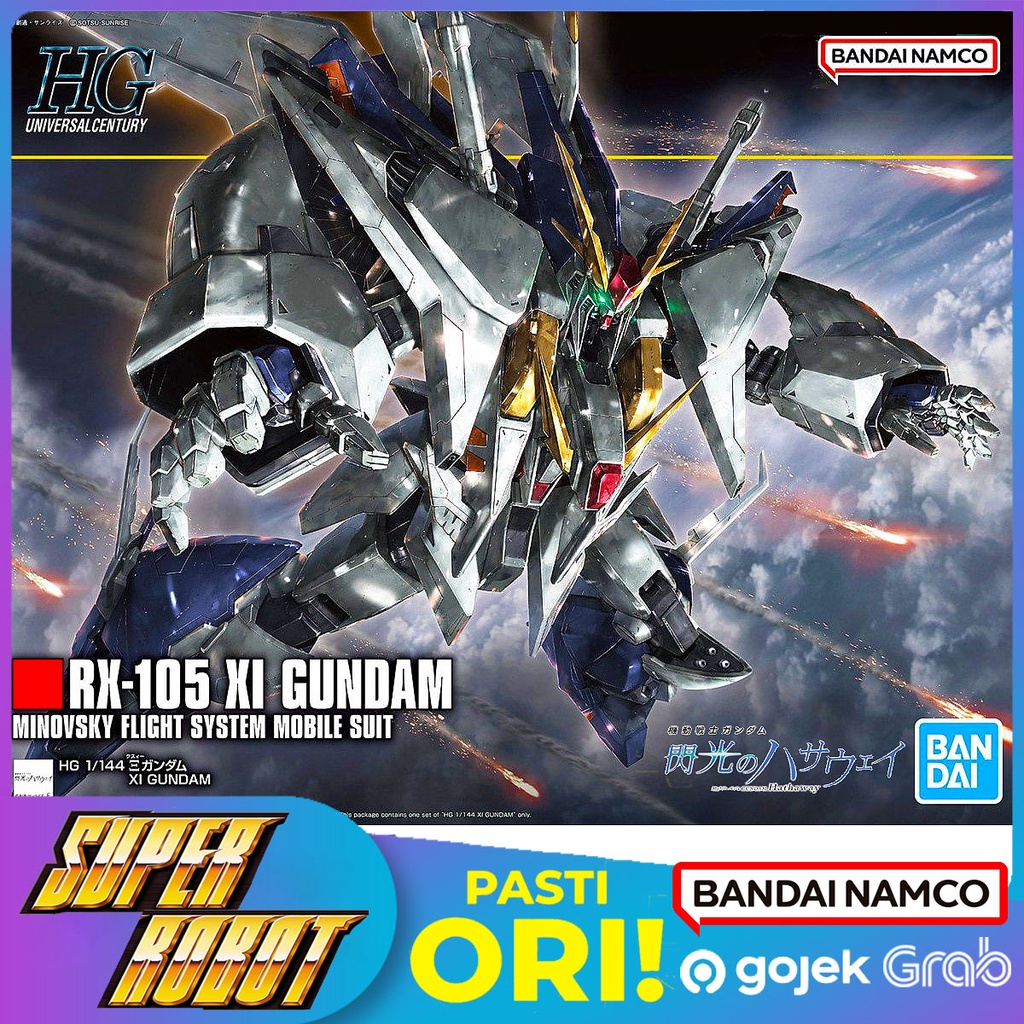𝗕𝗔𝗡𝗗𝗔𝗜 HG RX-105 Ξ Gundam / Xi Gundam - HGUC Hathaway Flash