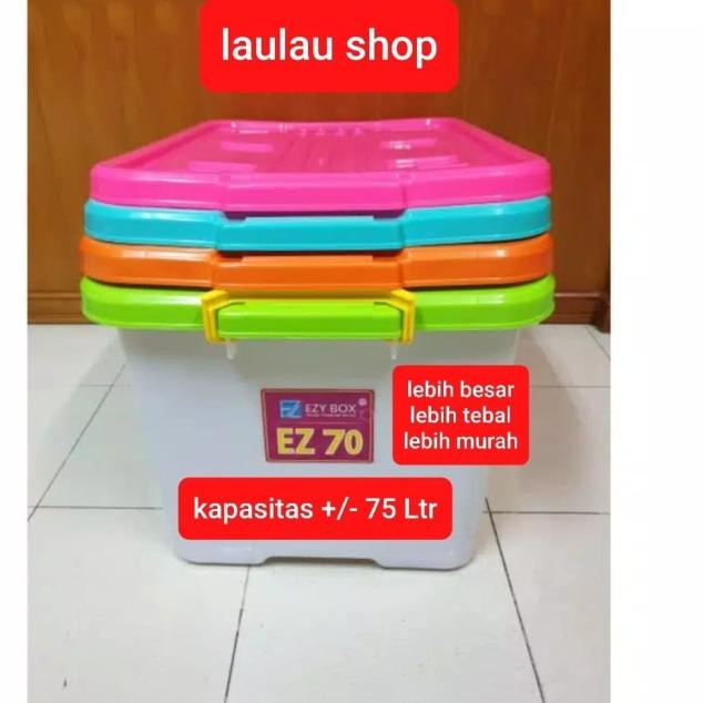 

Container Box EZY 75 Liter Dengan Roda / Kontainer Industri Real CB 70