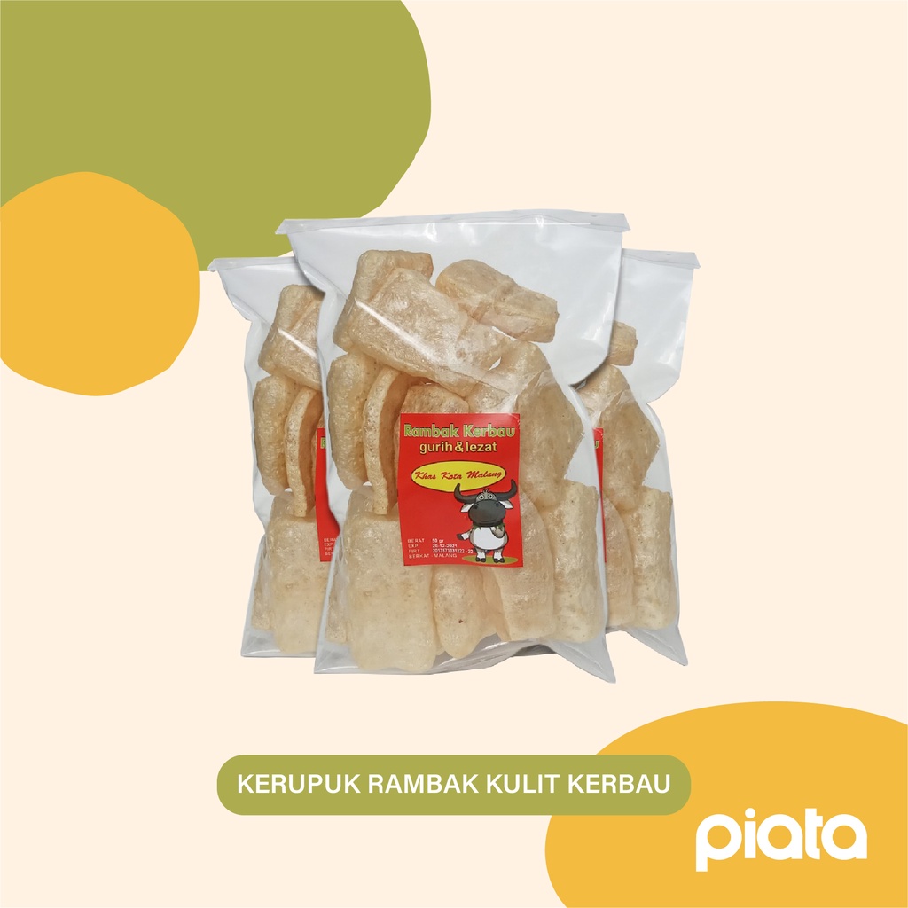 

Kerupuk Rambak Kulit Kerbau 50gr oleh oleh Khas Malang