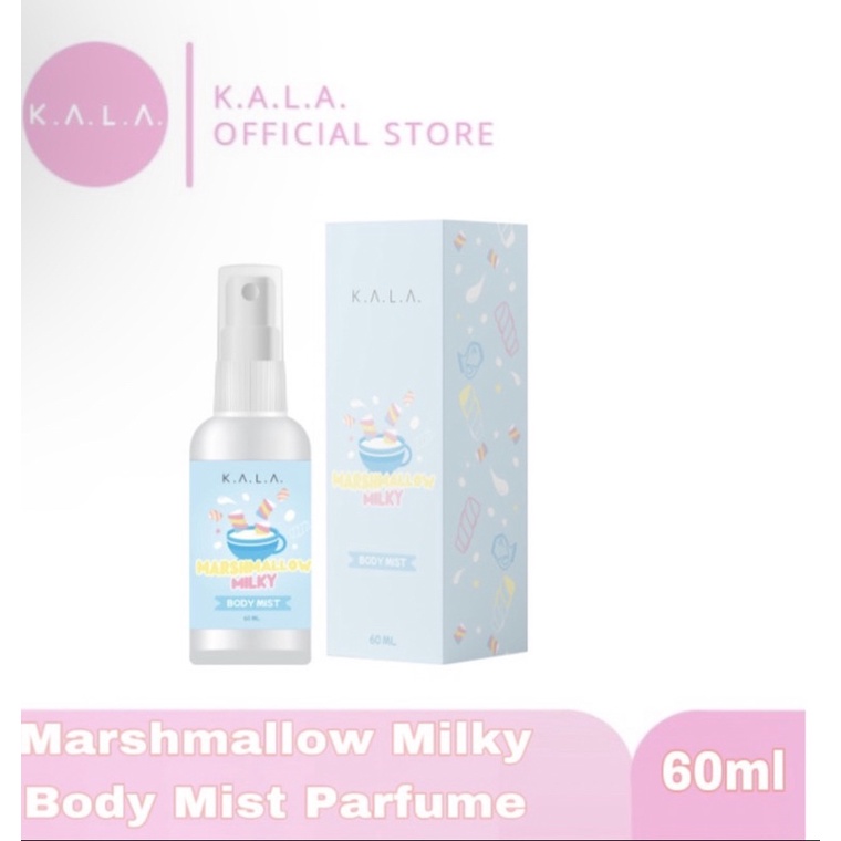 [+1GIFT] READY!! Holigrels body mist parfume VANILLA ECLAIR POPCORN HOLIGREL KALA BODYMIST-Marshmallow milky