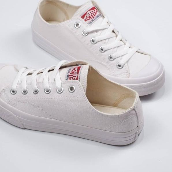 Sepatu Ventela Basic White Low 100% Original - Putih, 41