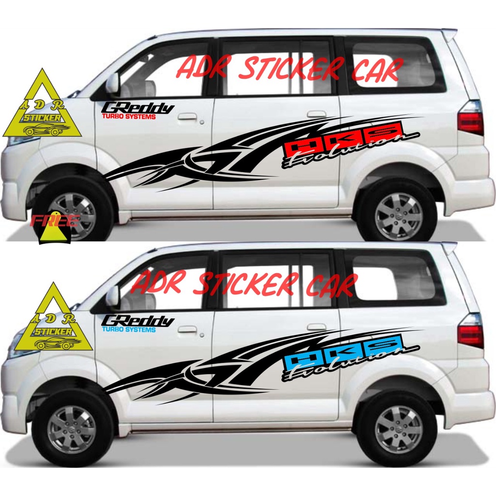 STICKER MOBIL APV STRIPING STICKER MOBIL SUZUKI APV ARENA GL, ARENA GX