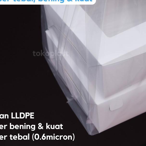 

KRESEK KANTONG PLASTIK PE BENING BOX 30x30 BAHAN TEBAL