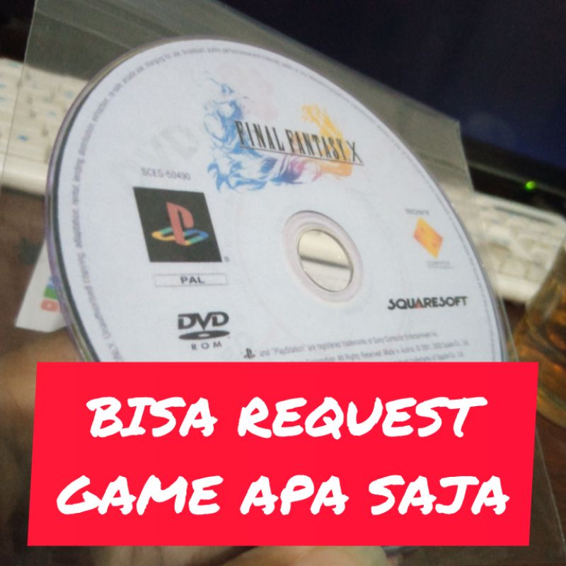 KASET PS 2 BISA REQUEST BELI 5 BONUS 1 KASET PS2 CD PS2 PLAY STATION 2