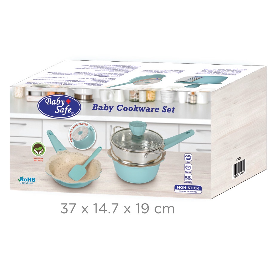 Baby Safe CW001 Cookware Non Electric - Panci Masak MPASI Bayi - Panci Babysafe