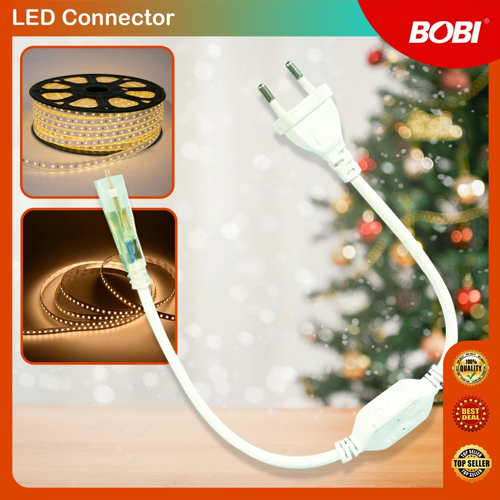 Adaptor Colokan Lampu kode 6353-5 LED selang SMD 5050 -   Colokan atau Socket lampu led strip  Merk Bobi