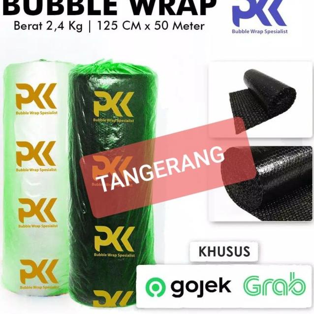 

Bubble wrap rol - HITAM 90CMX50M