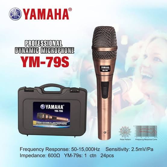 Mic Microphone Vocal Indonesian idol YAMAHA YM-7999/Mic Kabel Vocal