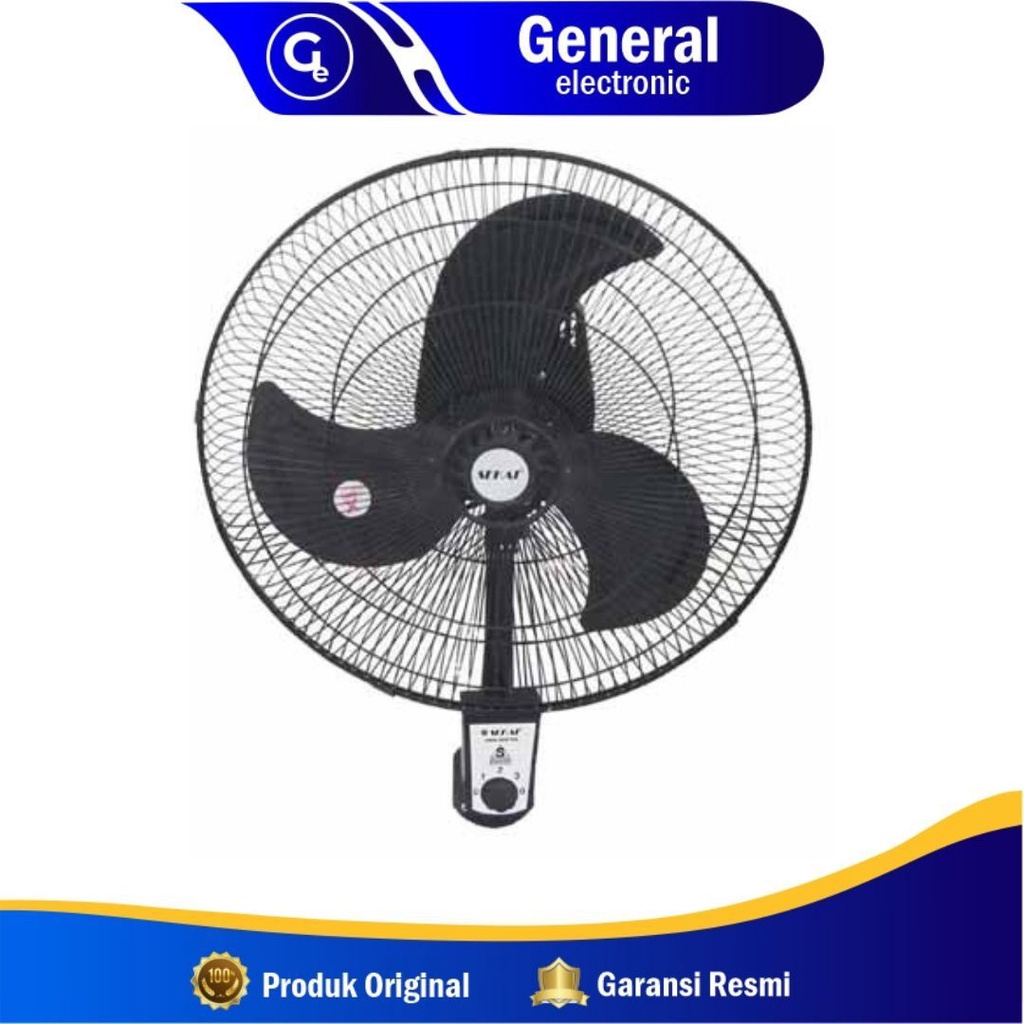 Kipas Angin Dinding / Wall Fan SEKAI HWN 1857 PO ORIGINAL