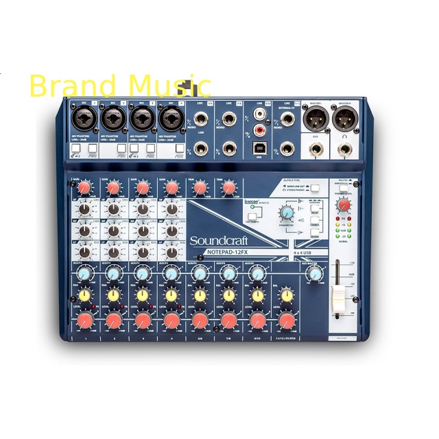 Mixer Soundcraft Notepad 12FX / Notepad 12 FX / Notepad12FX Original