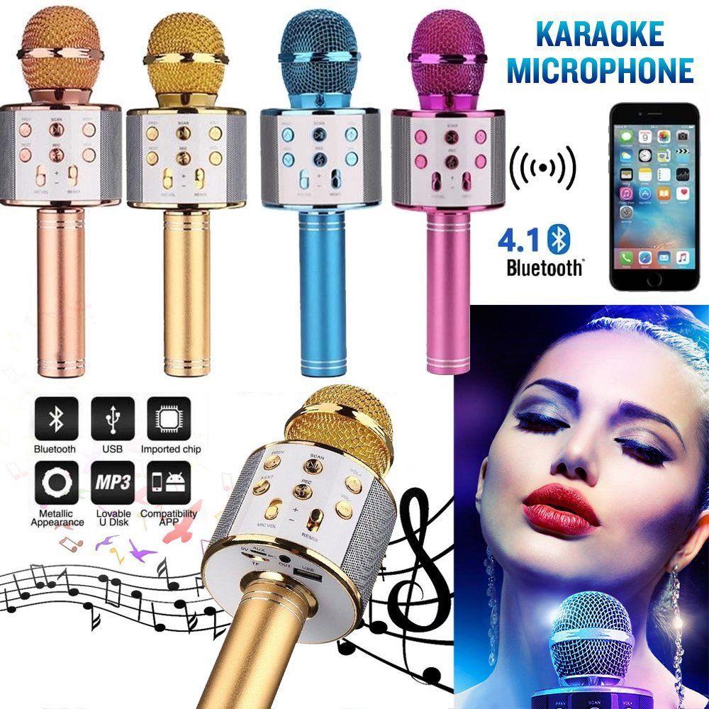 Mic WS-858 Bluetooth Wireless Mikrofon Karaoke Bluetooth