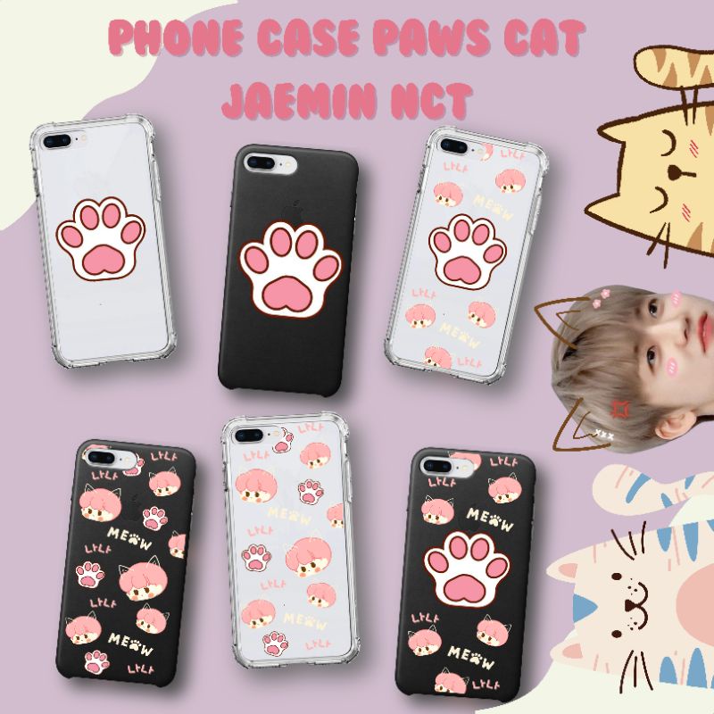 NCT DREAM JAEMIN PAW PAW CAT PHONE CASE