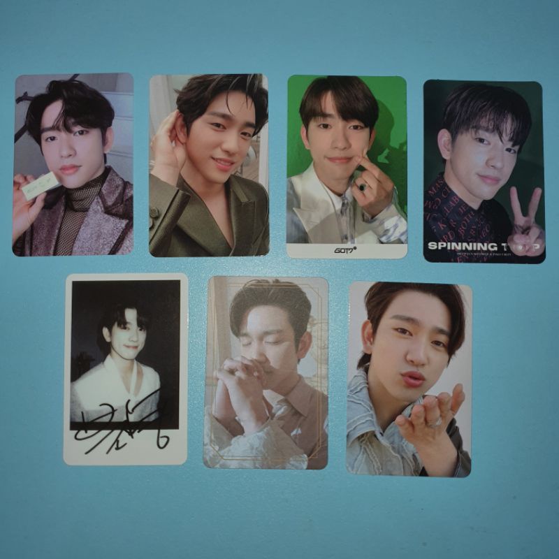 photocard got7 park jinyoung spinning top you call my name dye breath of love boll