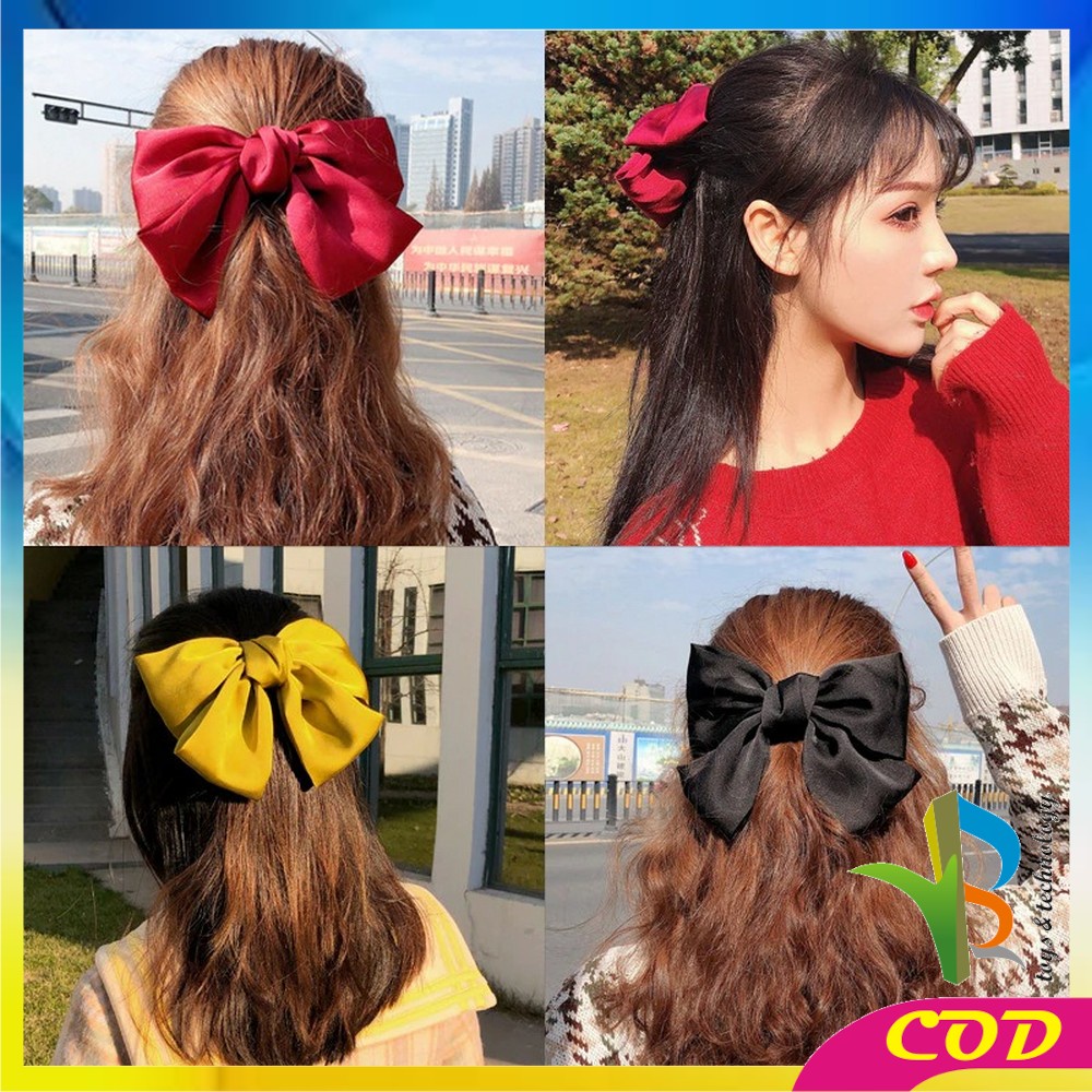 RB-C160 Ikat Rambut Pita Besar Kuncir Rambut Hairband Aksesoris Wanita Kunciran Rambut Korea Style