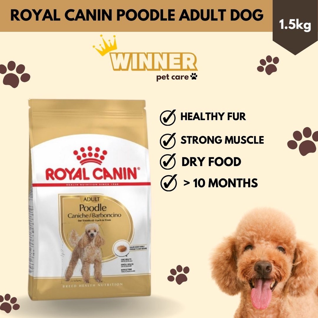 Royal Canin Poodle Adult Dog Food Freshpack 1.5kg