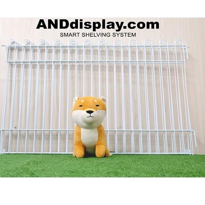 KANDANG ZUKO PAGAR ANJING KUCING PAGAR UMBAR PAGAR BESI ANDDISPLAY - Hitam