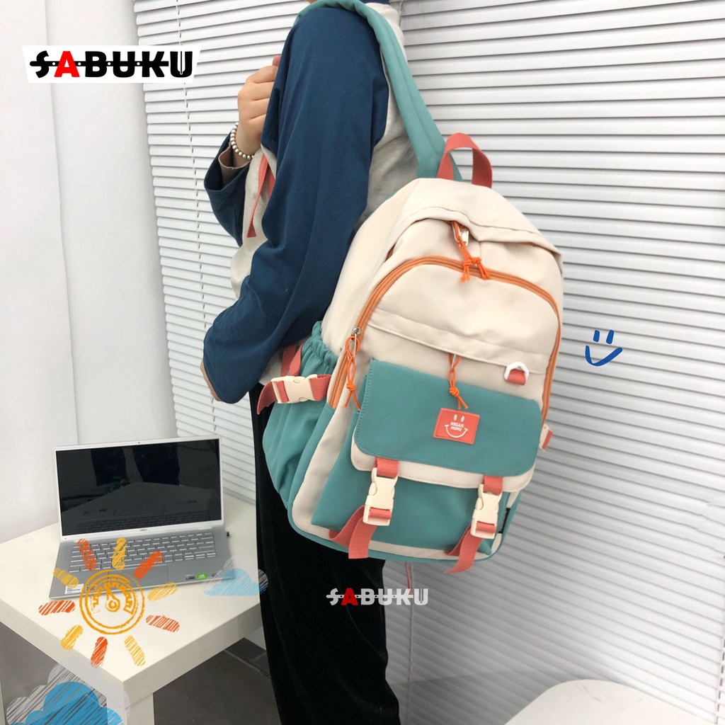 Tas Ransel Laptop Backpack Wanita Tas Ransel Sekolah Tas Punggung Wanita Tas SD SMP SMK - 275