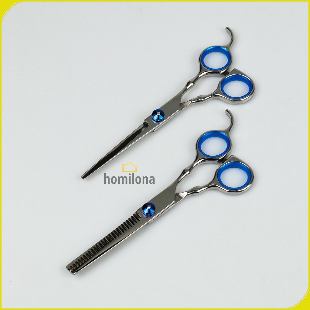 Set Gunting Rambut Salon Profesional Stainless Steel Biutte.co BHT002 Silver