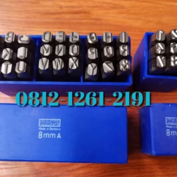 

Promo last stok MASUS Germany Huruf dan Angka 8 Mm Stamp Punch Letter A - Z Murah