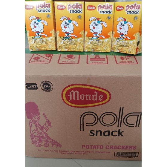 

Pola Snack karton ( 1 karton isi 60 pack)