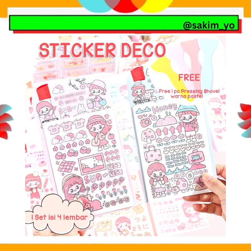 

1 set isi 4 Lembar Sticker Deco Aesthetic Lucu Momo Stiker Anti Air Tumblr DIY Hp/Dekorasi Buku Diary Memo Journal Catatan Harian Anak Sekolah Alat Tulis Bahan Stiker Transparant Bisa Untuk Kado Ulang Tahun Bahan Kertas @sakim_yo