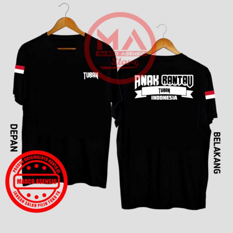 KAOS ORIGINAL PREMIUM DESAIN KEREN MODIS TULISAN ANAK RANTAU TUBAN INDONESIA | RMS1 JTR