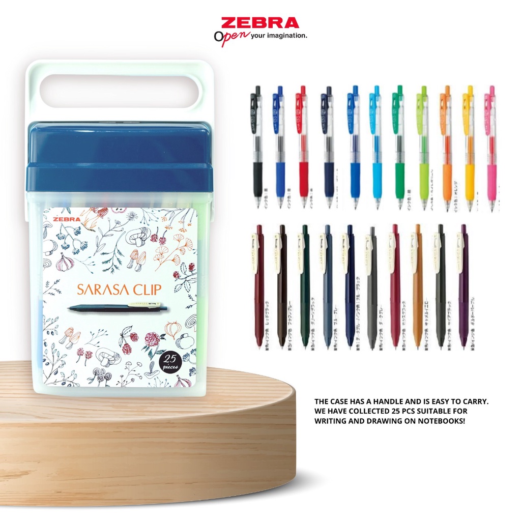 

ZEBRA Sarasa Clip Pulpen Gel 0.5mm Gel Pen Drawing On Notebooks